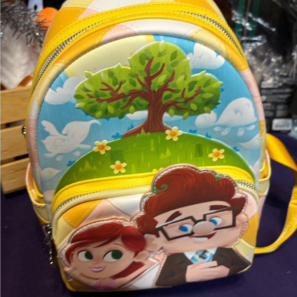 Loungefly Disney UP Carl and Ellie cloudgazing mini backpack